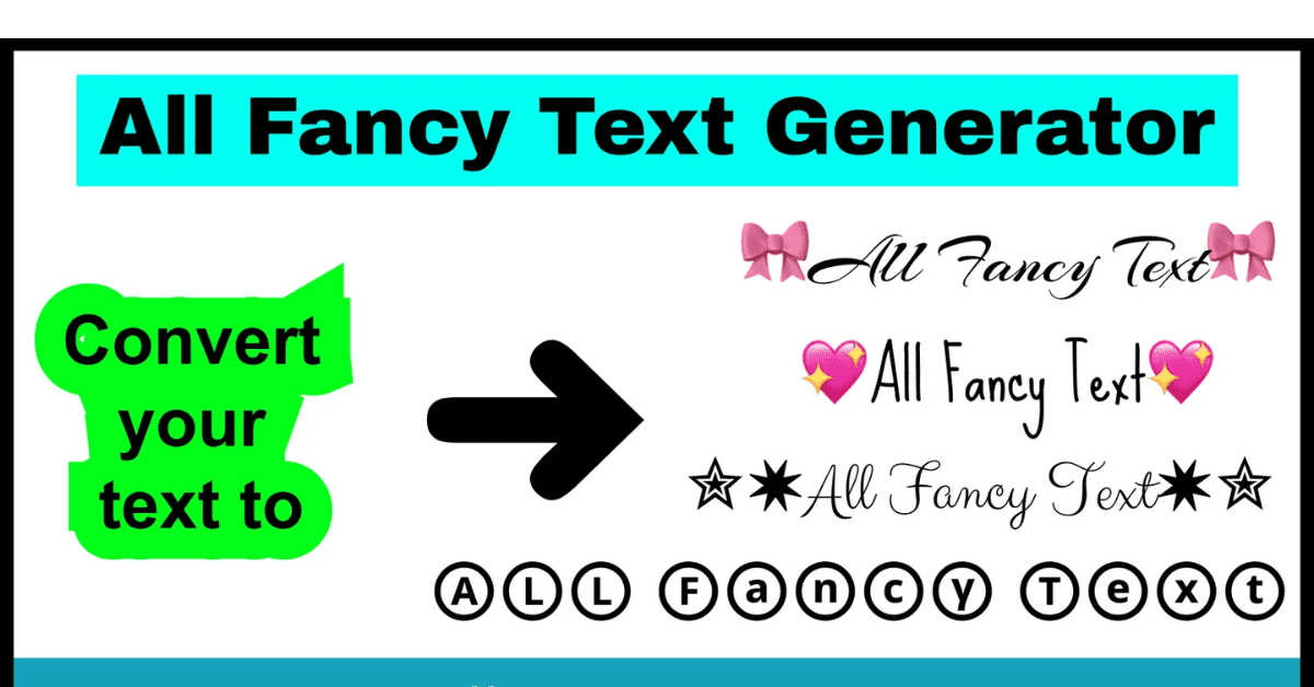 Fancy Font Generator Preview